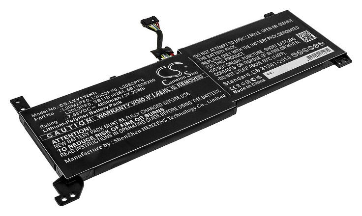Аккумуляторная батарея CS-LVV152NB для Lenovo IdeaPad 3 14ALC6, IdeaPad 3 14ITL