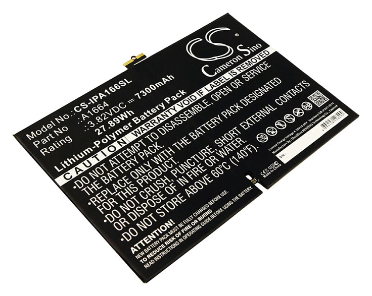 Аккумулятор CameronSino CS-IPA166SL для Apple iPad Pro 9.7 (A1673, A1674, A1675)