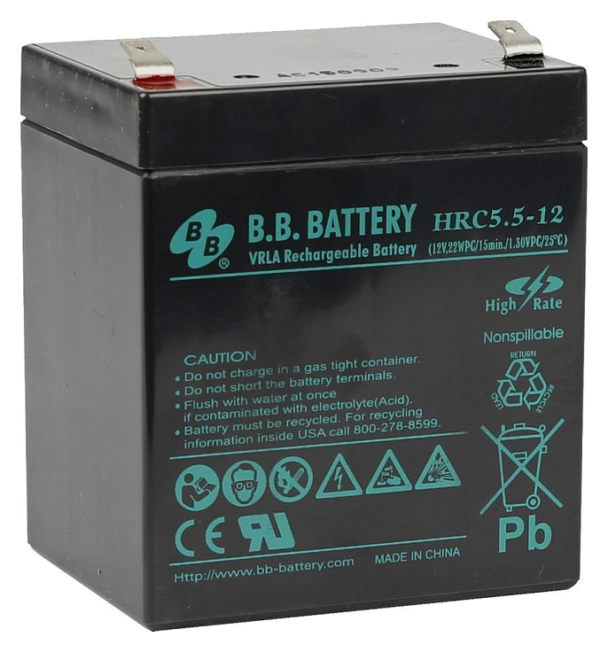 Аккумулятор BB Battery HRC 5.5-12