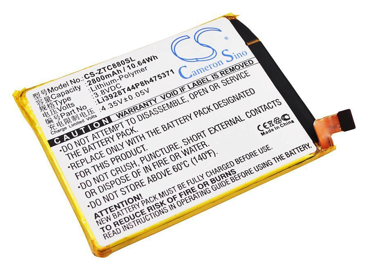 Аккумулятор CameronSino CS-ZTC880SL для ZTE C880U Blade A1