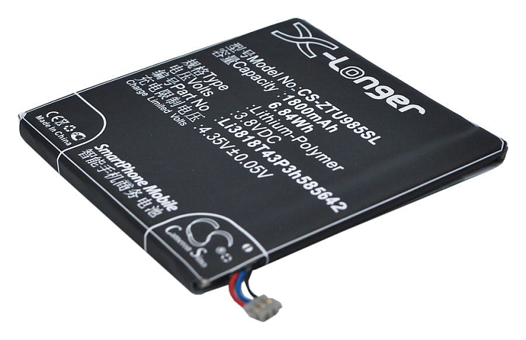 Аккумулятор CameronSino CS-ZTU985SL для ZTE Grand Era U985, V985