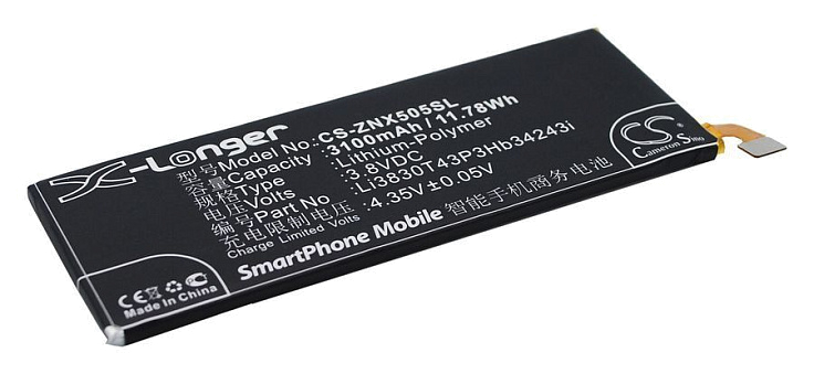 Аккумулятор CameronSino CS-ZNX505SL для ZTE Nubia Z7 Max