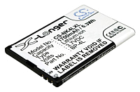 Аккумуляторная батарея для Fly (Аккумулятор CameronSino CS-NK4LXL для Nokia BP-4L,  Vertu BP-4LV)