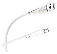 Кабель BOROFONE TYPE-C BX37 1М, 2.4A, белый