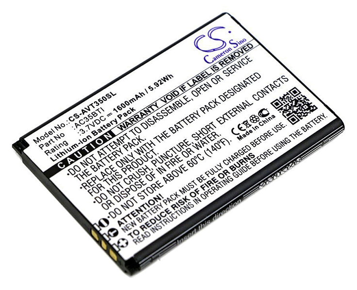 Аккумулятор CameronSino CS-AVT350SL для Archos 35b Titanium