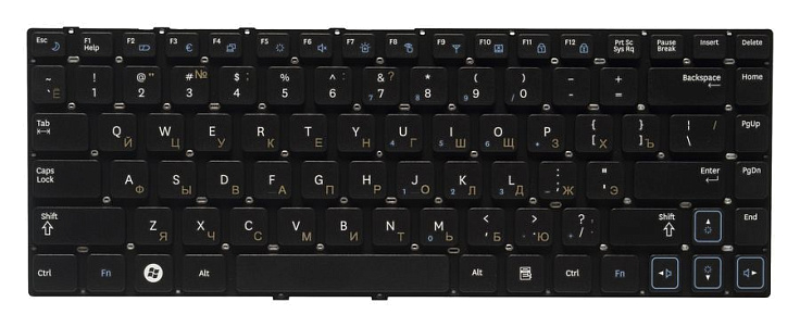 Клавиатура для Samsung RC410 RU, Black