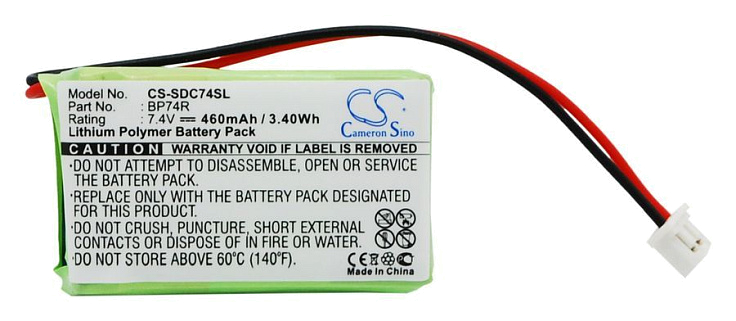 Аккумулятор CS-SDC74SL для Dogtra 2300NCP, 3500NCP (BP74R)