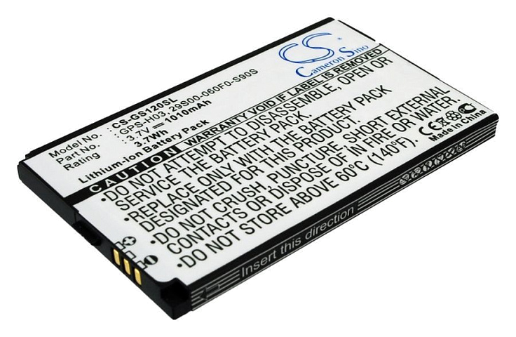 Аккумулятор CameronSino CS-GS120SL для Gigabyte GSmart S1200, S1205, S1208