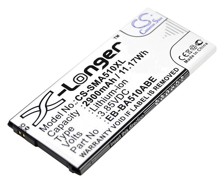 Аккумулятор CameronSino CS-SMA510XL для Samsung Galaxy A5 SM-A510F