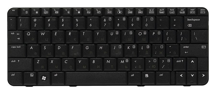 Клавиатура для HP Compaq Presario CQ20, HP 2230 US, Black
